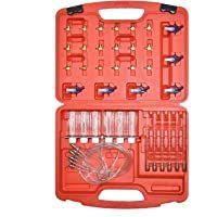 CNWOOAIVE Kit de Medidor de Probador de Flujo de Inyector Diesel- Juego de Herramientas de Adaptador de Riel Común de 6…